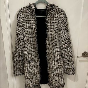 Laundry by Shelli Segal jacket with hood. Size Large. Fully lined.
